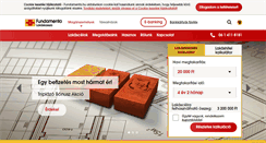 Desktop Screenshot of fundamenta.hu