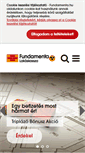 Mobile Screenshot of fundamenta.hu