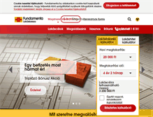 Tablet Screenshot of fundamenta.hu