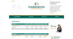 Desktop Screenshot of fundamenta.adm.br